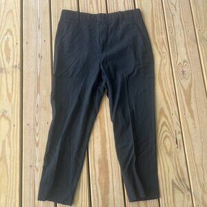 Vince Pintuck Tapered Trouser crop black size 8